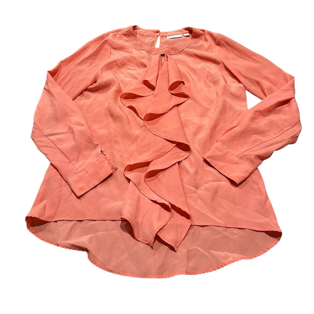 3/$15 NY&C ruffle front blouse